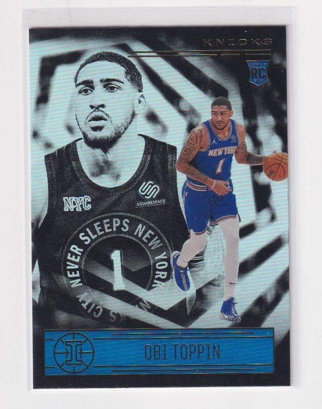 2020-21 Panini Illusions Basketball Obi Toppin Rookie #176 New York Knicks