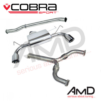 Cobra Sport Cat Back Exhaust System Y-Pipe Non Resonated 3" FITS Nissan