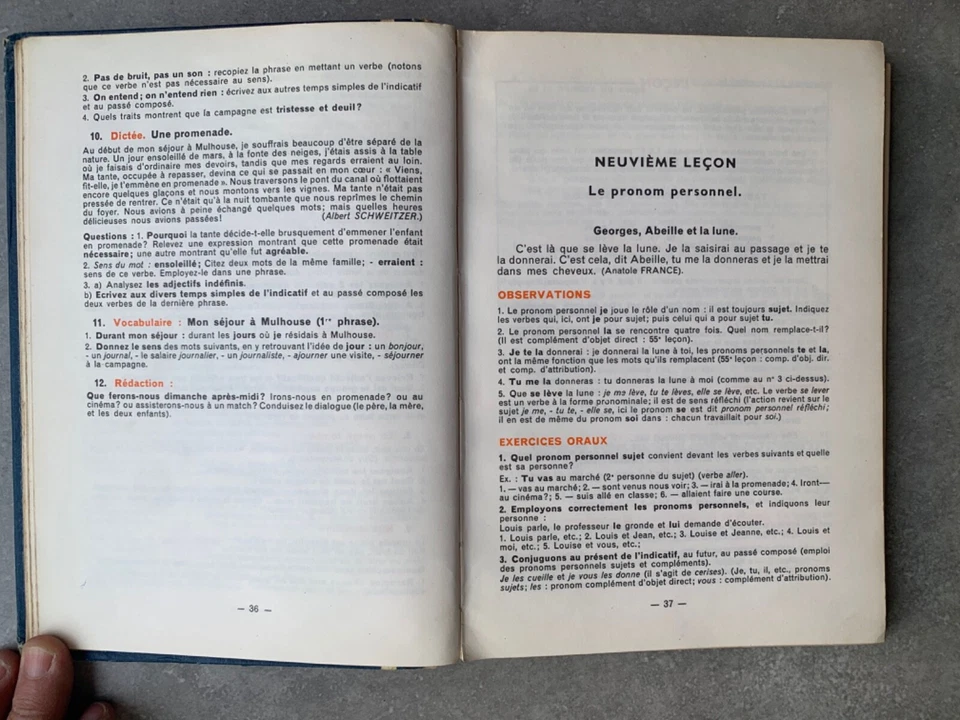 G. Castanet & A. R. Naudon : Notre grammaire (CM2/CEP), Fernand Nathan, 1962 - Photo 3/4