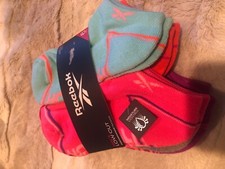 Reebok Girls Low Cut Performance Training Socks 8.5-2 Shoe Size 6 pairs