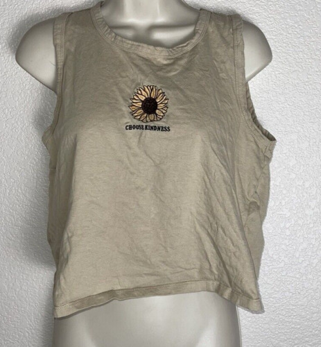 Choose Kindness Sleeveless T Shirt Knotted Open B… - image 1