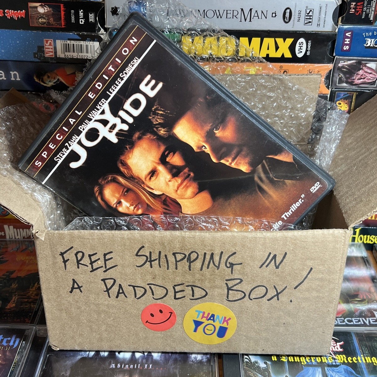 Joy Ride 2001 DVD Paul Walker Leelee Sobieski Steve Zahn Horror