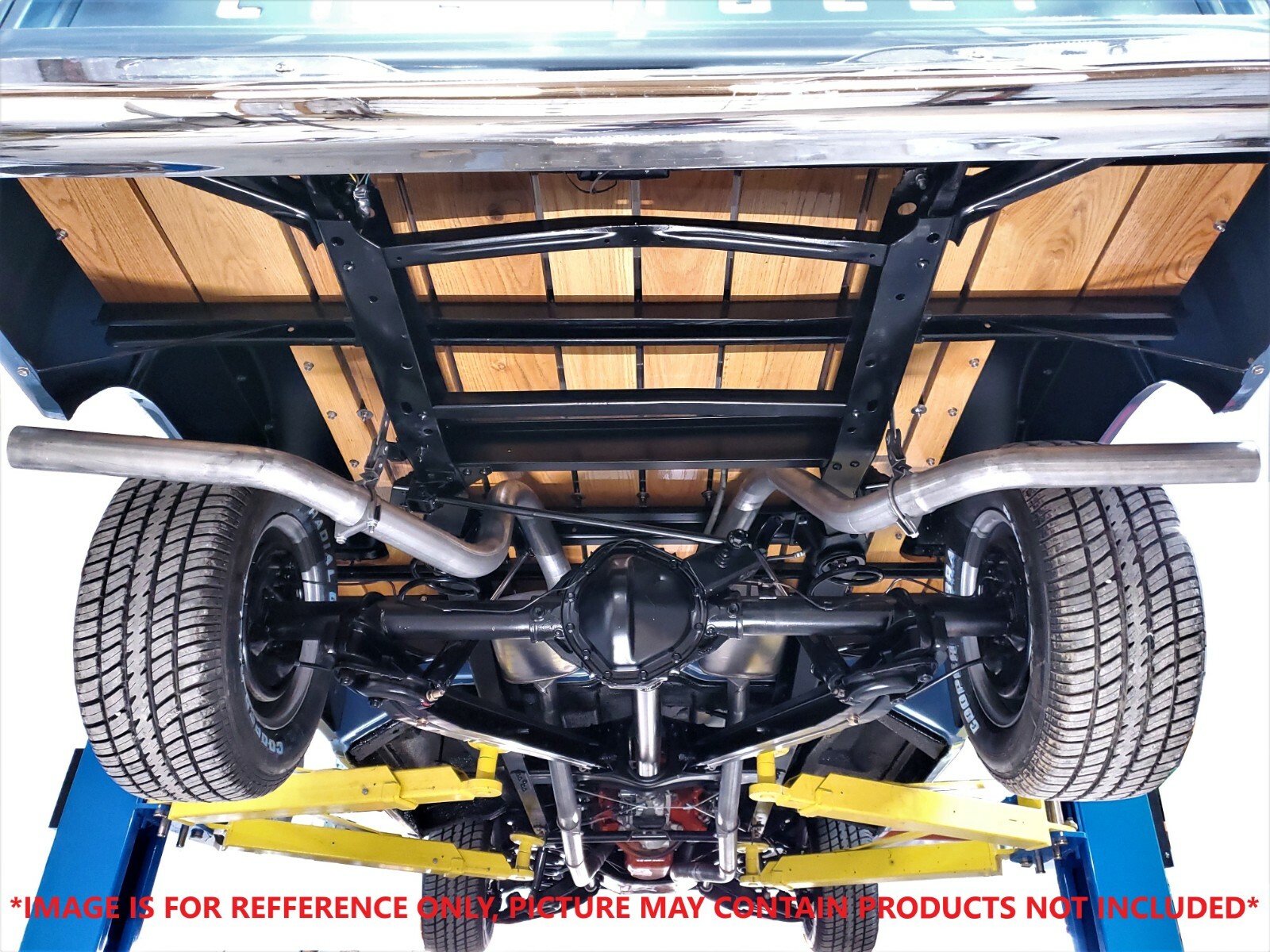 Chevy GMC C10 6372 2.5" Dual Exhaust Kits Flowmaster Super 10 Side