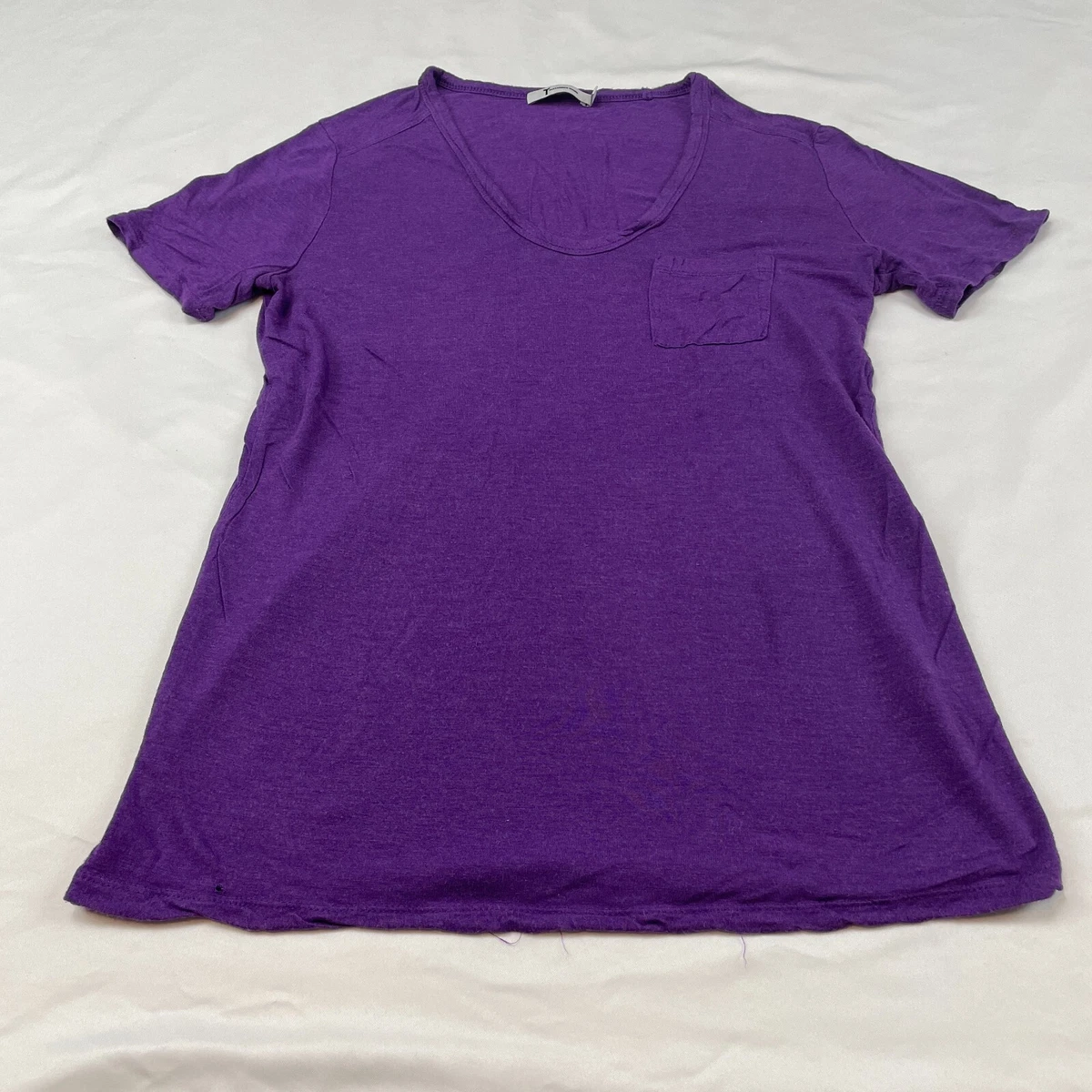Alexander wang purple t best sale shirt