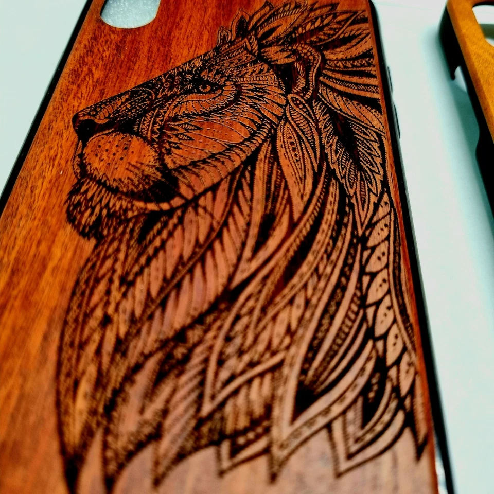6 fundas de madera de lujo a prueba de golpes para iPhone XS Foto 4 de 4