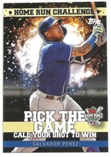 2022 TOPPS BASEBALL - SALVADOR PEREZ - HOME RUN CHALLENGE - #15 - UNUSED 