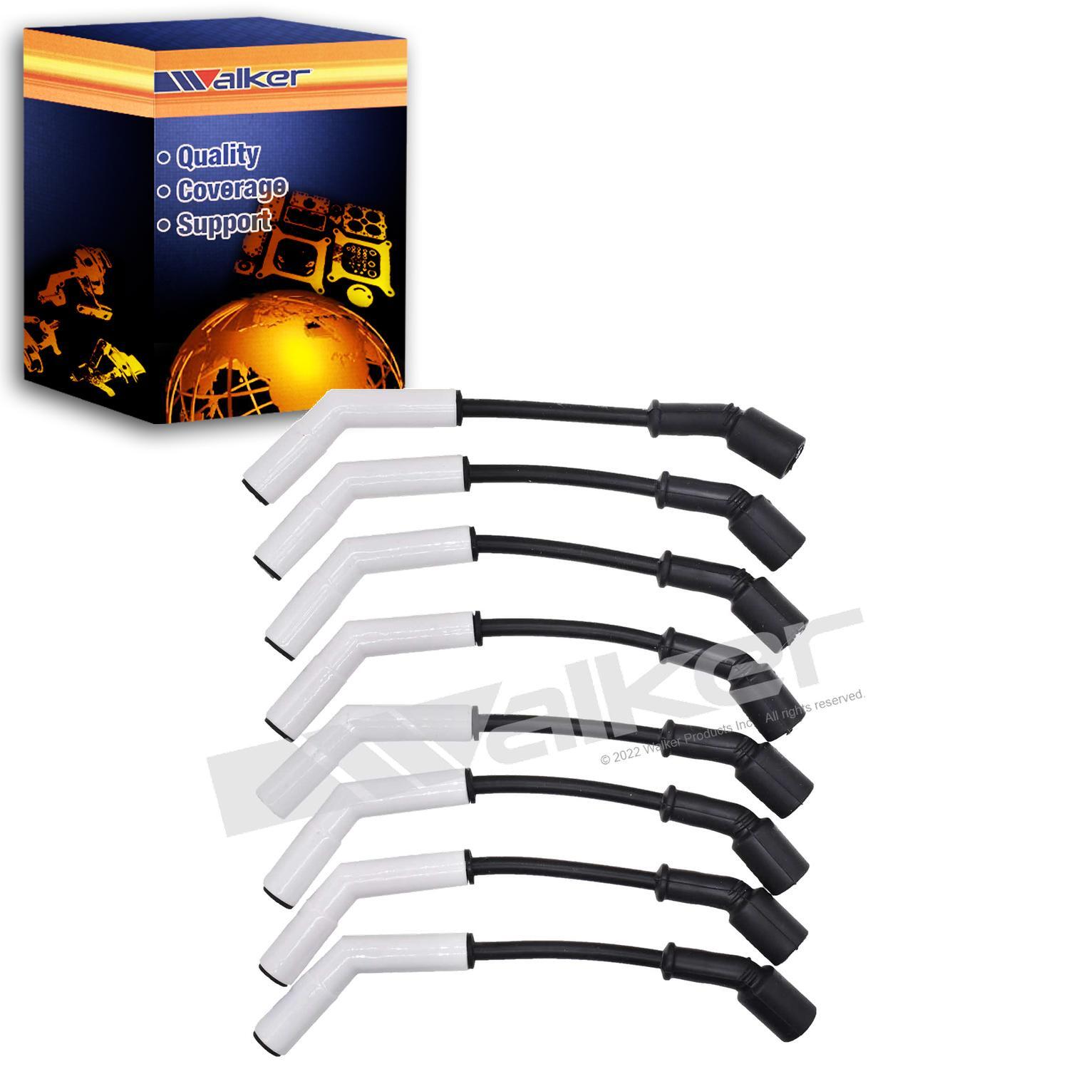 High-Performance Walker Spark Plug Wire Set for 2009-2016 GMC Savana 4500 6.0L V8 Engine