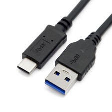 Standard Type A Male to USB 3.0 3.1 Type C Male Connector Data Cable 10ft 3m