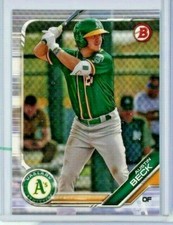 2019 Bowman Prospect #BP-141 Austin Beck Rookie RC - Oakland Athletics - MINT