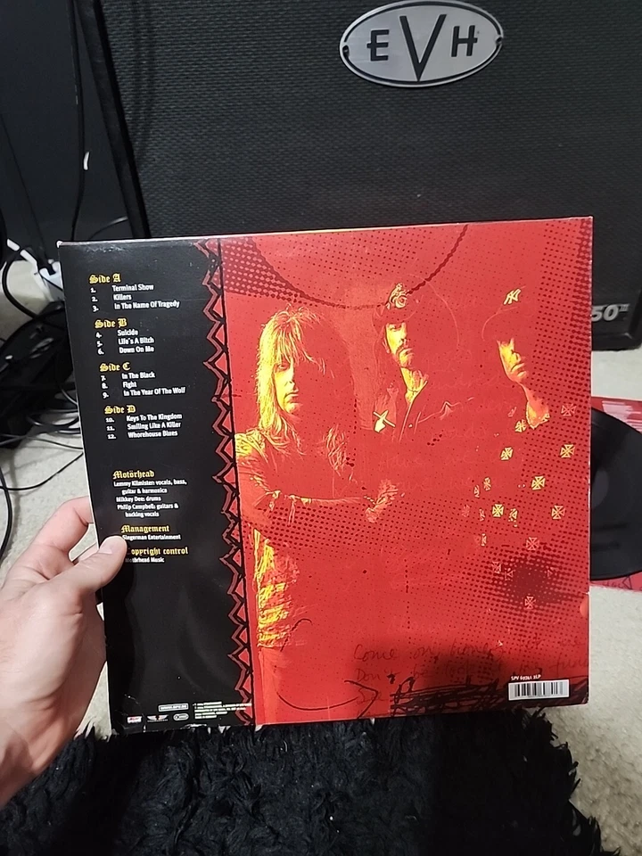 Motorhead Inferno 2lp Vinyl OG 2004 1st German Press W/Inserts VG+/EX+ Wax Foto 3 de 4