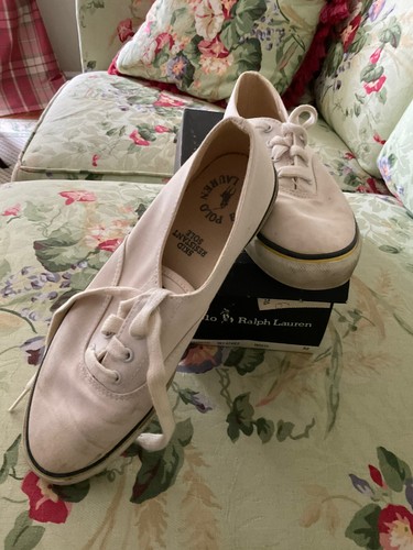 White Canvas Tennis Shoes Sneakers 