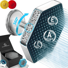Luxury Filtered Shower Head High Pressure Rai...
