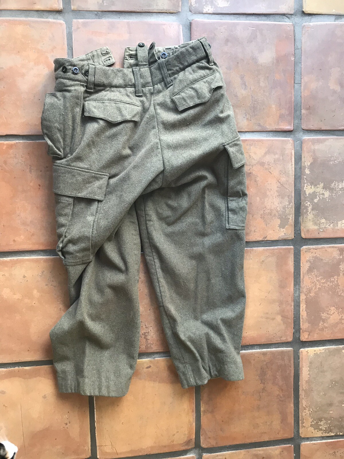 Vintage Wool Army Pants Konfeksjons Eksport eBay