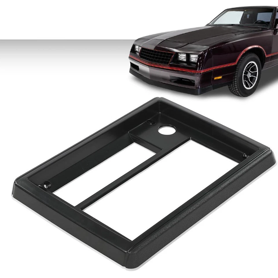 Radio Face Plate Black Fit For 81-88 Chevy El Camino Monte Carlo GMC Caballero Foto 2 de 4