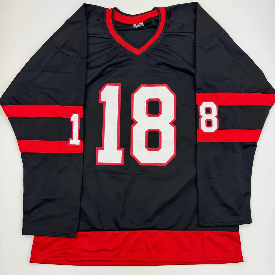 Autographed/Signed Tim Stutzle Ottawa Black Hockey Jersey JSA COA - Image 4 of 4