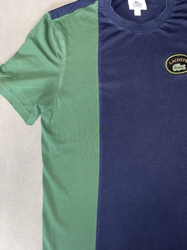 Lacoste T-Shirt Blau/Grün Größe M - Bild 4 von 9