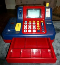 LEARNING RESOURCES Pretend  Play CASH REGISTER W/ Calculator LIGHTS Sound