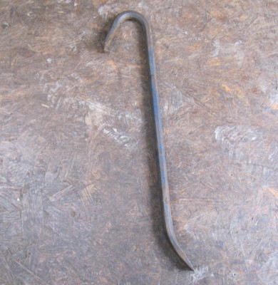 Vintage große 24'' Hebeleisen Brechstange Abrissstange Nagelzieher Dielenheber