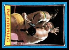 1987 Topps WWF Bearhug Jim The Anvil Neidhart Wrestling Card #59 Ringside Action
