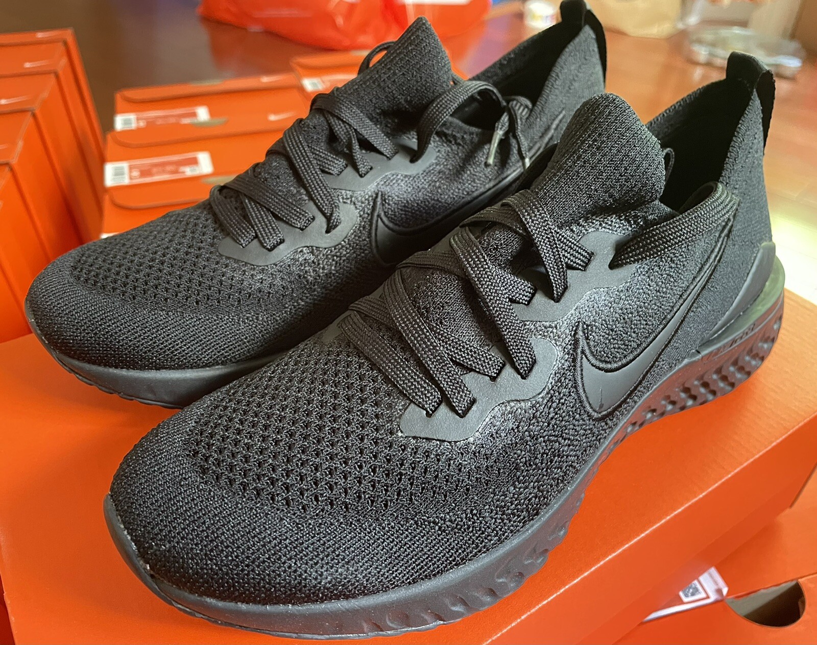 nike epic react flyknit 2 black