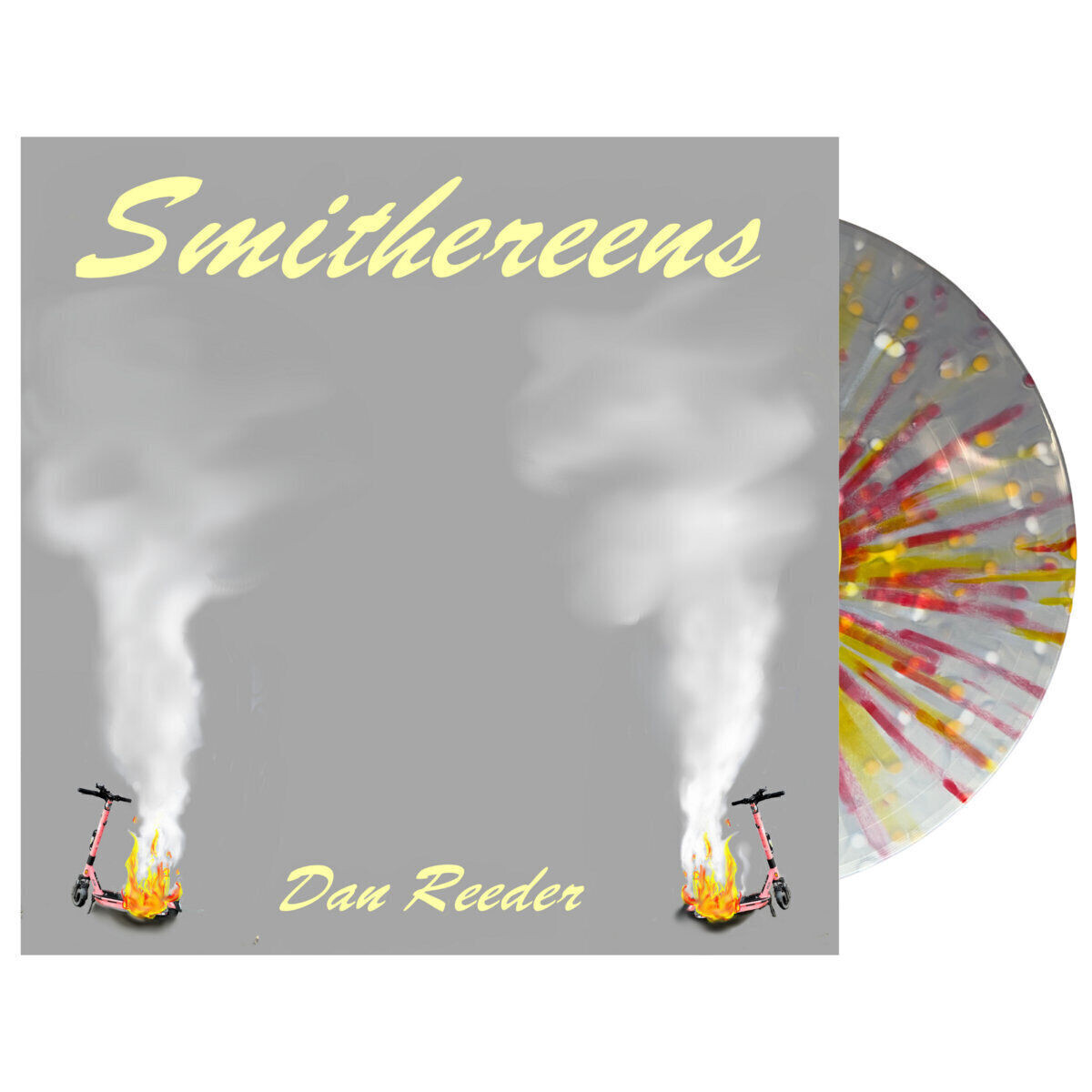 Dan Reeder Smithereens - Виниловая пластинка Red/Yellow Splatter LP 12 - НОВАЯ запечатанная