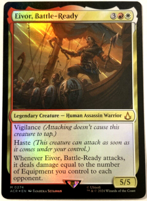 eivor mtg card Magic The Gathering - Universes Beyond - Assassin's Creed - Eivor,  Battle-Ready main image 1