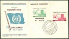 Colombia 724,725, FDC. Mi 953,954 Bl.21. United Nations, 15, 1960. Headquarters.