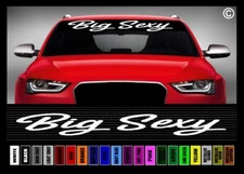 40" Big Sexy Lifted Truck Rock Crawler 4x4  Car Decal Sticker Windshield Banner
