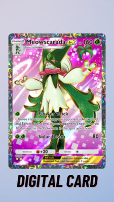 Meowscarada EX Full Art Paldean Wonders Pokemon TCG Pocket 2 Star