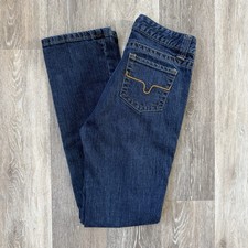 Kimes Ranch Betty Jeans Womens 2/32 Blue Mid Rise Bootcut Stretch Denim