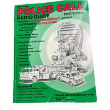 Radio Shack Police Call Radio Guide 1991 Edition Volume 6 Fire Emergency Service
