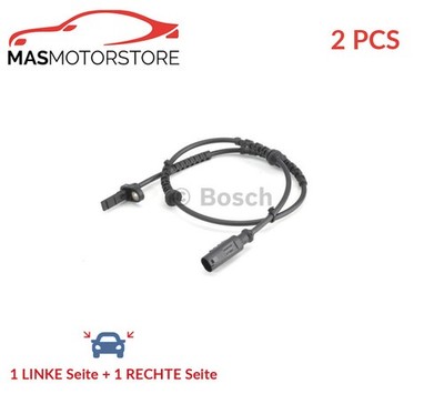 ABS SENSOR DREHZAHLFÜHLER PAAR HINTEN BOSCH 0 265 008 005 2PCS A NEU