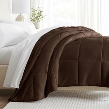 Linen Market Queen Comforter Chocolate - Bring Luxury Home with Our Soft an...