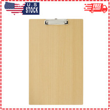 Extra Large 11x17 Clipboard with Low-Profile Clip, Wooden Vertical Clip Board