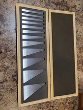 Fowler 12-Piece Steel Angle Block Set with Case, 53-666-000-0. EUC 🔥 