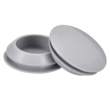 2Pcs Silicone Hole Plug Gray Fit for Bottle Pipes 30-33mm Inner Diameter