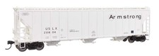 Walthers HO 55' Evans 4780 Covered Hopper Armstrong USLX 20804 106174
