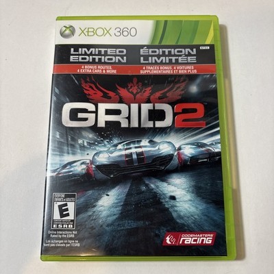 Grid 2: Limited Edition Xbox 360 (Microsoft, 2013) Working, CIB