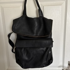 Whistles Verity Soft Black Leather Backpack Women's Bags 