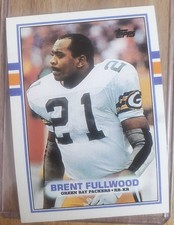 Brent Fullwood, 1989 Topps, #372, Green Bay Packers, Football Card Rookie. rookie card picture