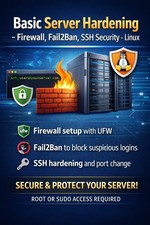 Basic Server Hardening Firewall, Fail2Ban, SSH Security Linux