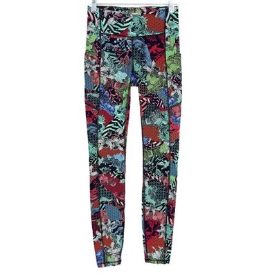 Lululemon Speed Up Tight *Full-On Luxtreme 28'' Zen Clash Multi Floral Size 2 EUC
