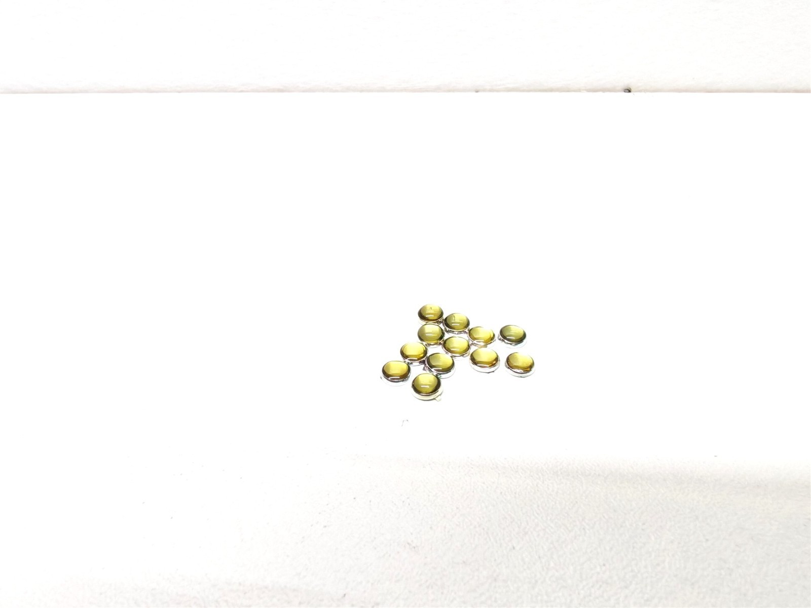 Kit 20 Luci Giallo / cromato modellismo in scala 1/43 1/24 1/18 diametro 5 mm