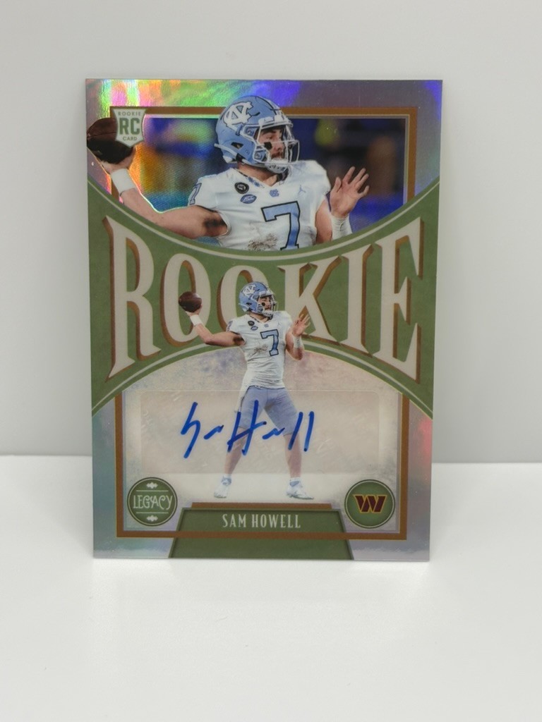 Sam Howell 2022 Panini Legacy Football Rookie RC Auto Autograph Silver SP #145
