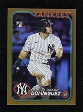 2024 Topps Series 1 Gold Foil Jasson Dominguez #60 08ht