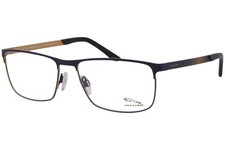 Jaguar 33598 1169 Eyeglasses Men's Dark Blue/Beige Full Rim Rectangle Shape 56mm