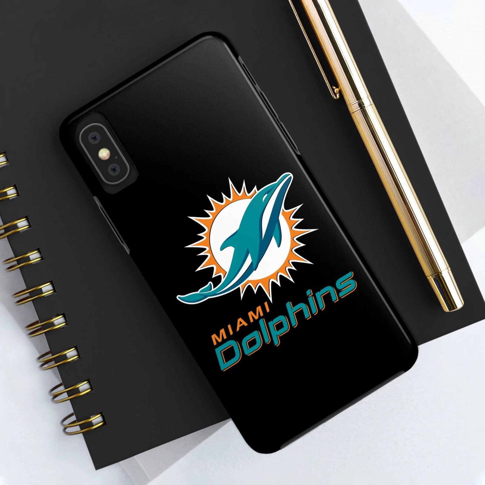 Miami Dolphins Tough Phone Case for iPhone