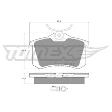 Satz Bremsbeläge Bremsklötze hinten für Audi Allroad C5 4BH TT 8N3 8N9 | 2622