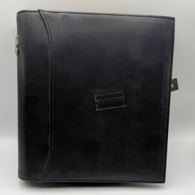 Blockbuster Video Logo Case Logic 30 Disc DVD CD Binder Faux Leather Employee