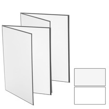 2pcs 17"x11" Light Reflectors 2 in 1 Photography Reflector Cardboard